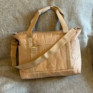 NWOT: Adidas All Me 3 Tote - Warm Sandstone